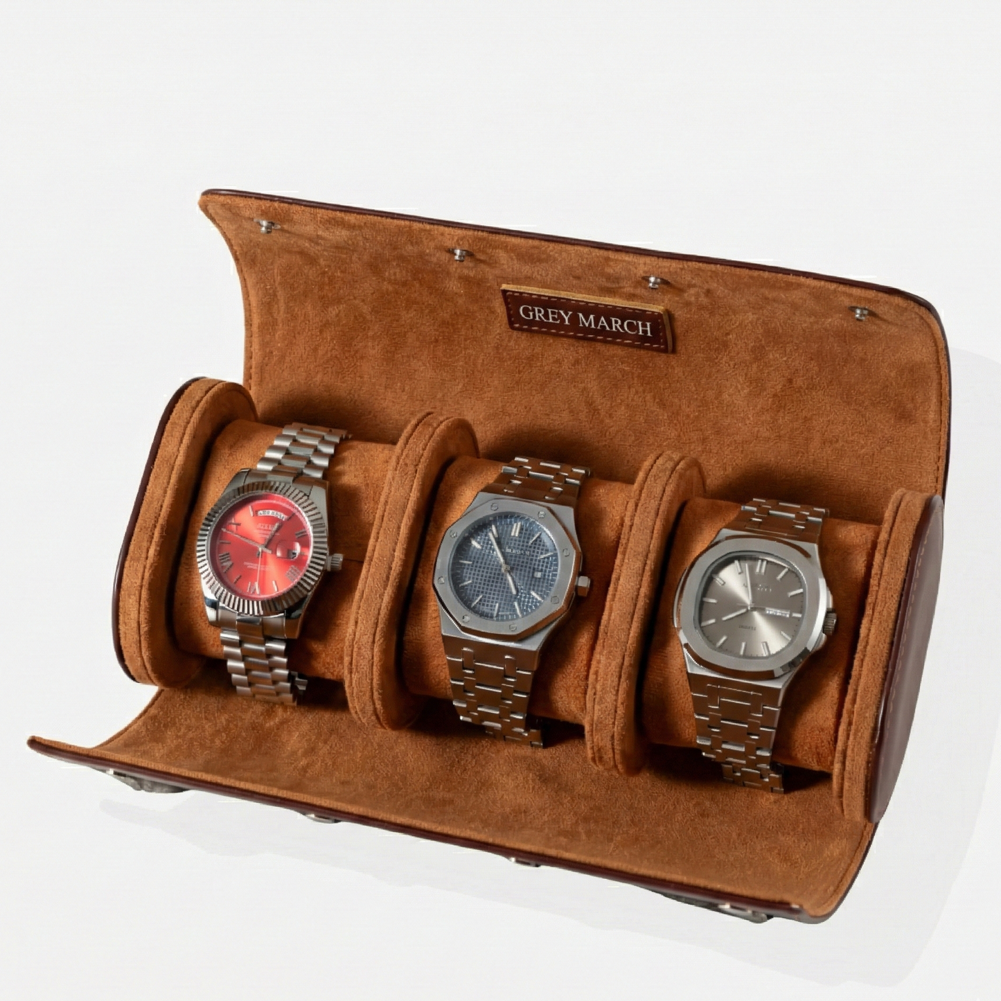Premium Leather Watch Roll