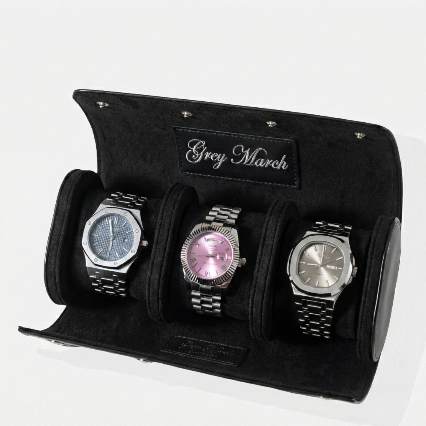 Premium Leather Watch Roll