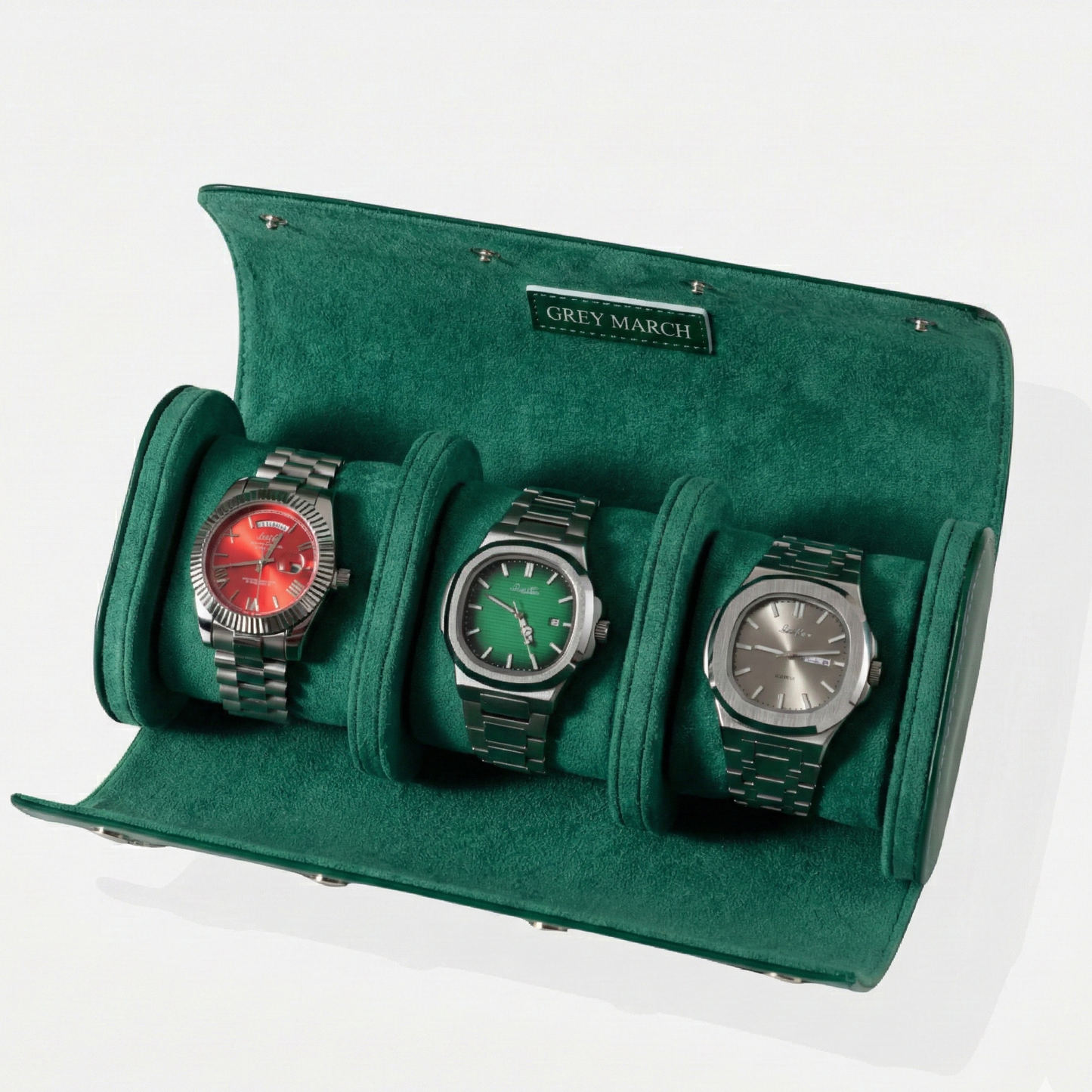 Premium Leather Watch Roll