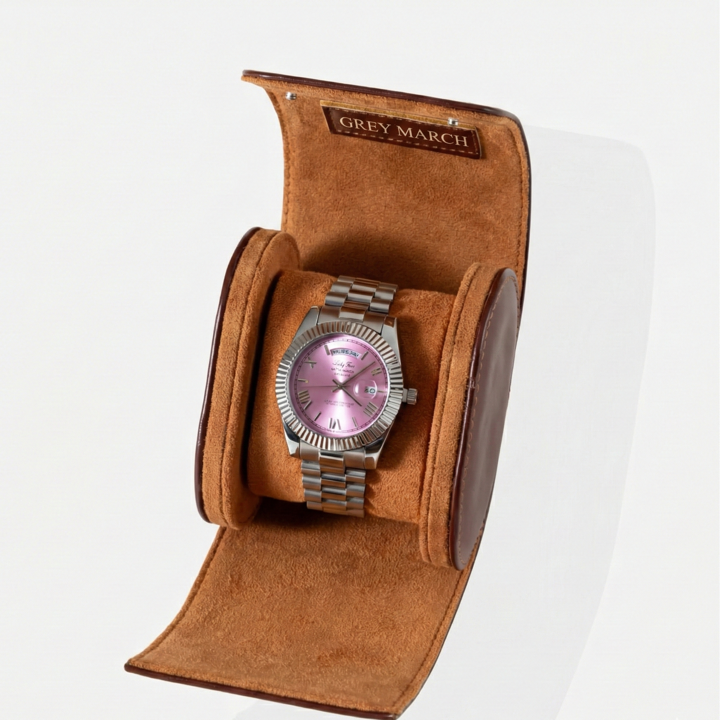 Premium Leather Watch Roll