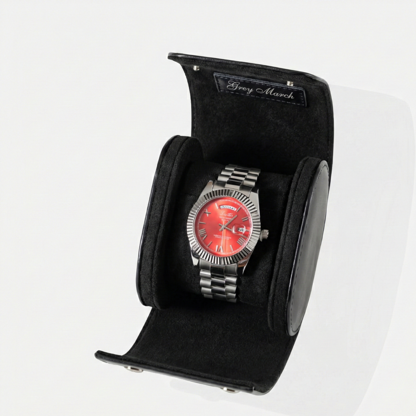 Premium Leather Watch Roll